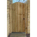 Gate closed board 6x3 with hinges and latch