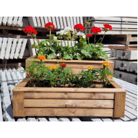 Wooden planter large